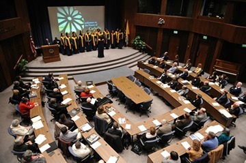 Choir at Future of Catholic Peacebuilding Conference, Notre Dame 2008